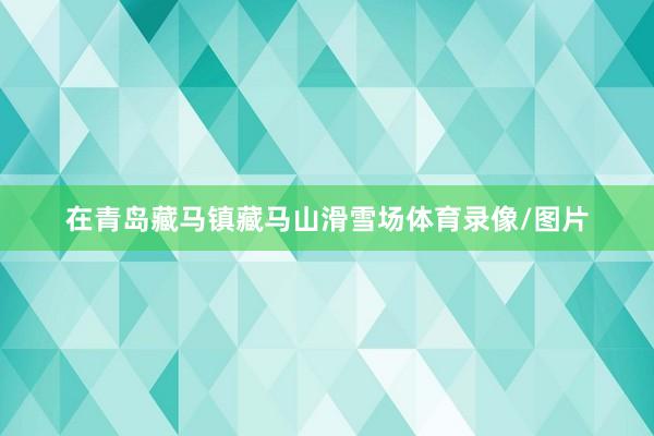 在青岛藏马镇藏马山滑雪场体育录像/图片
